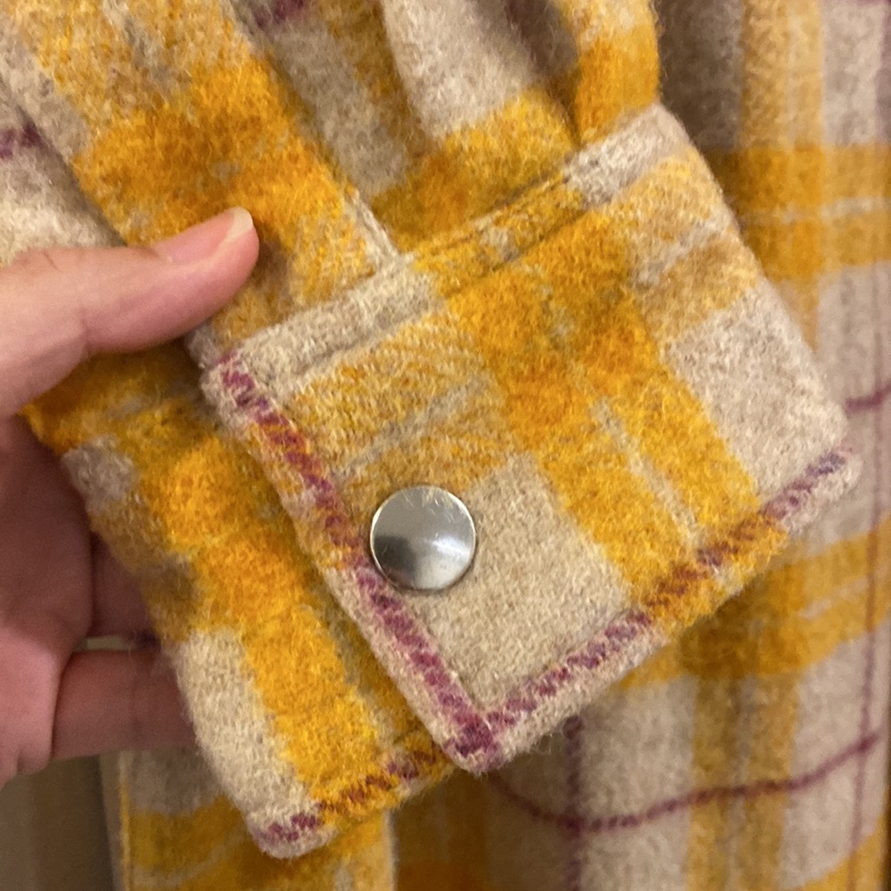 Isabel Marant Yellow Plaid Coat - Picture 5 of 9